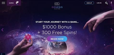 genesis casino bonus code